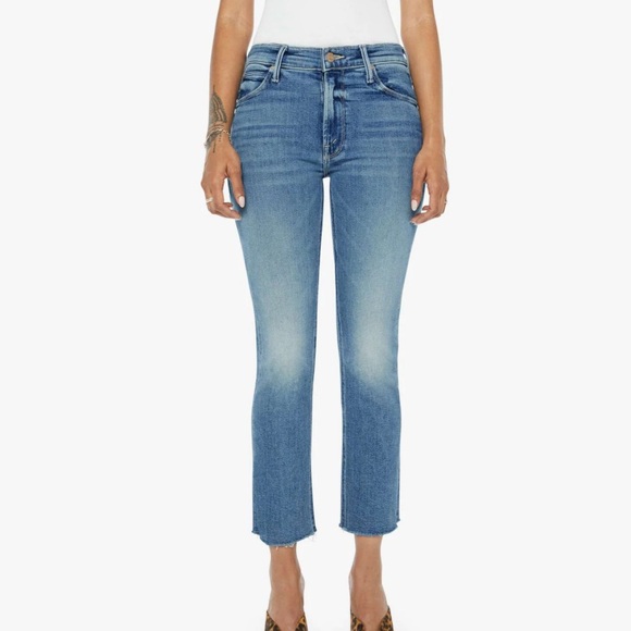 Mother mid-rise Dazzler blue jeans size 32 - Picture 10 of 13